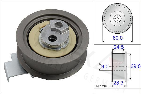 Autex 654823 - Tensioner Pulley, timing belt autospares.lv