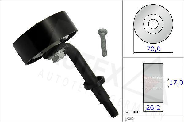 Autex 654240 - Pulley, v-ribbed belt autospares.lv