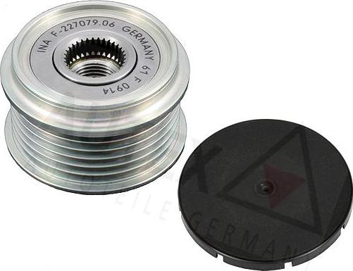 Autex 654283 - Pulley, alternator, freewheel clutch autospares.lv