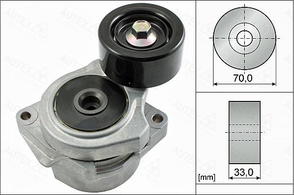 Autex 655097 - Belt Tensioner, v-ribbed belt autospares.lv