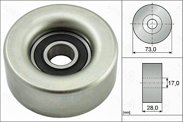 Autex 655059 - Pulley, v-ribbed belt autospares.lv