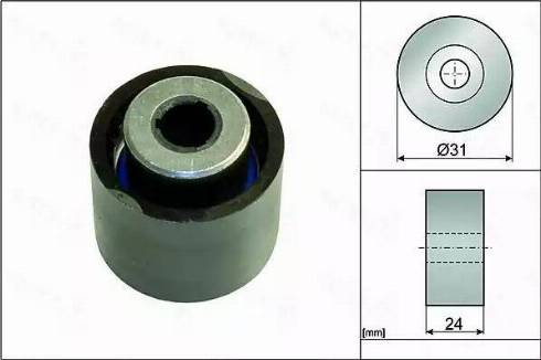 Autex 655030 - Deflection / Guide Pulley, timing belt autospares.lv