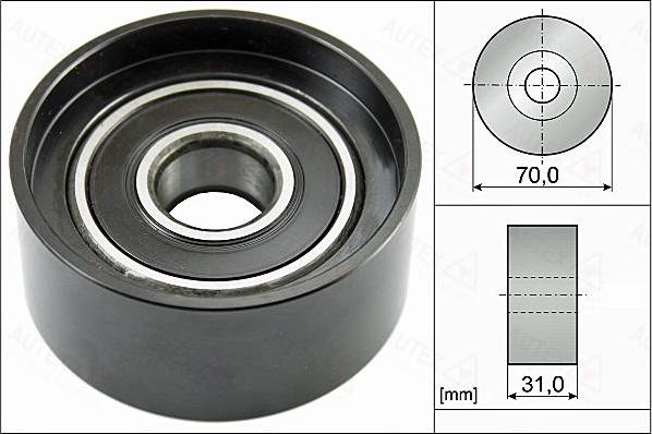 Autex 655157 - Pulley, v-ribbed belt autospares.lv