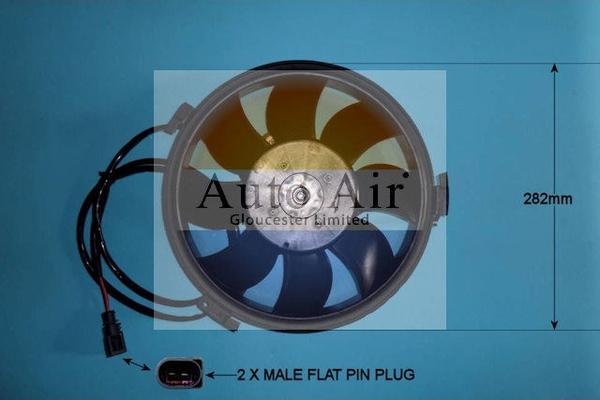 Auto Air Gloucester 05-1008 - Electric Motor, radiator fan autospares.lv