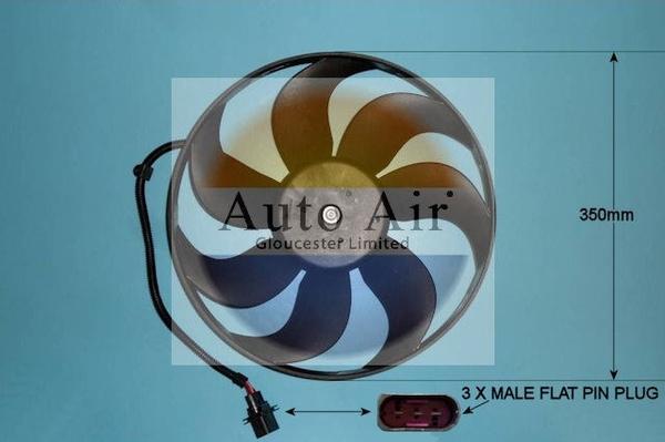 Auto Air Gloucester 05-1002 - Electric Motor, radiator fan autospares.lv