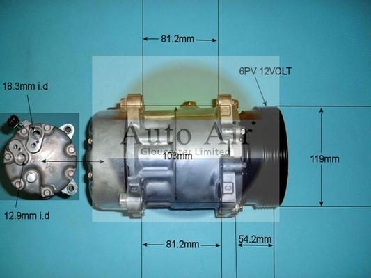 Auto Air Gloucester 14-9699 - Compressor, air conditioning autospares.lv