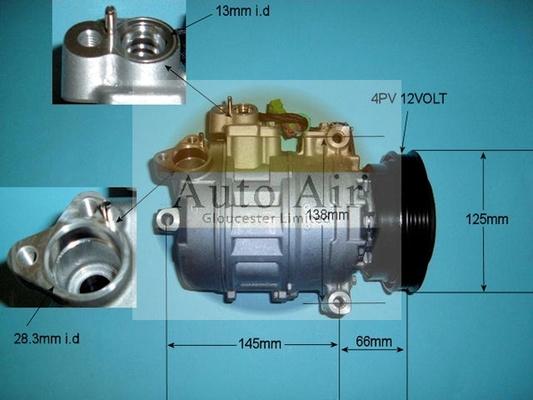 Auto Air Gloucester 14-9694 - Compressor, air conditioning autospares.lv