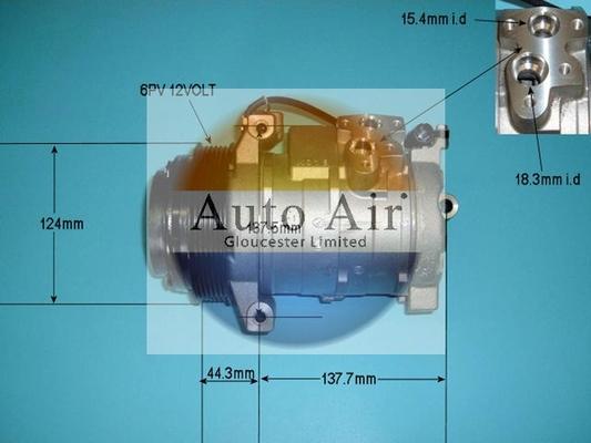 Auto Air Gloucester 14-9659 - Compressor, air conditioning autospares.lv