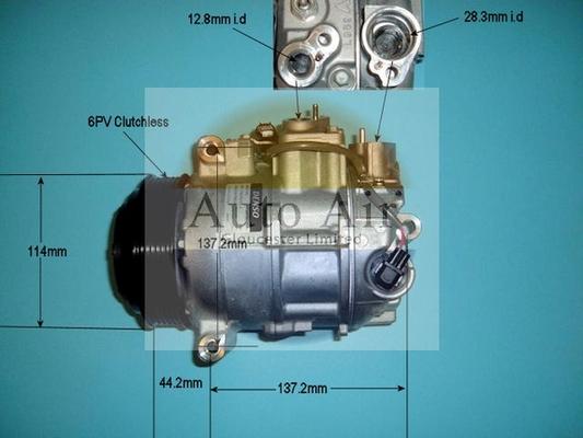 Auto Air Gloucester 14-9655 - Compressor, air conditioning autospares.lv