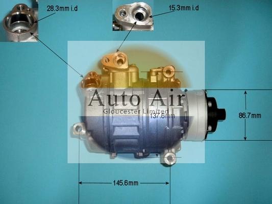 Auto Air Gloucester 14-9658 - Compressor, air conditioning autospares.lv