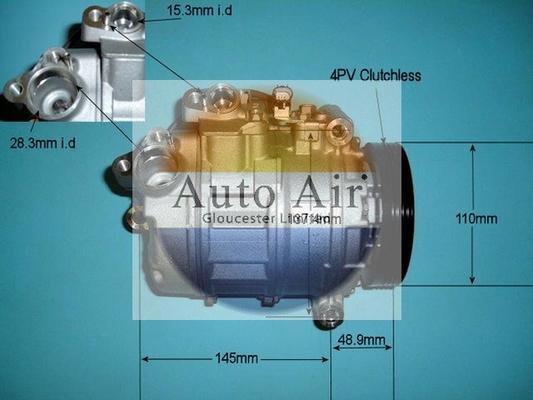 Auto Air Gloucester 14-9653 - Compressor, air conditioning autospares.lv