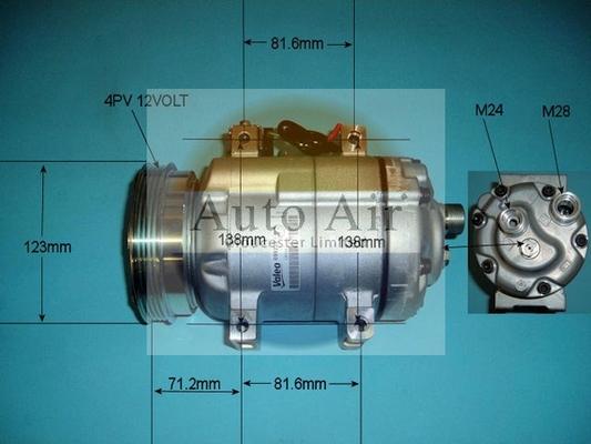 Auto Air Gloucester 14-9688 - Compressor, air conditioning autospares.lv