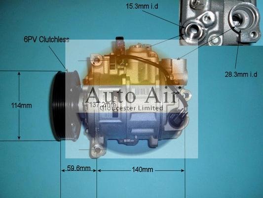 Auto Air Gloucester 14-9682 - Compressor, air conditioning autospares.lv