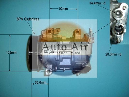 Auto Air Gloucester 14-9639 - Compressor, air conditioning autospares.lv