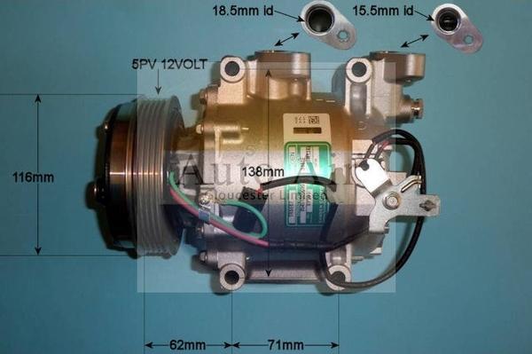 Auto Air Gloucester 14-9748 - Compressor, air conditioning autospares.lv