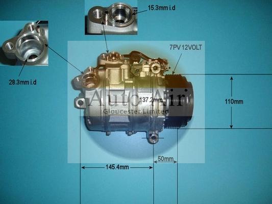 Auto Air Gloucester 14-9753 - Compressor, air conditioning autospares.lv