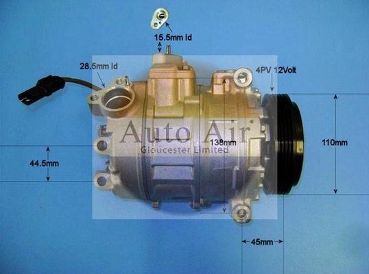 Auto Air Gloucester 14-9768 - Compressor, air conditioning autospares.lv