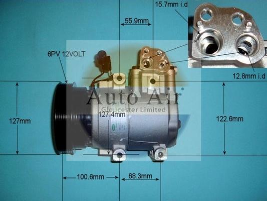 Auto Air Gloucester 14-9704 - Compressor, air conditioning autospares.lv