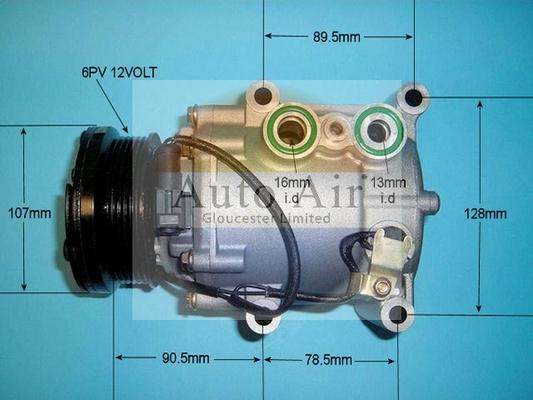 Auto Air Gloucester 14-9715 - Compressor, air conditioning autospares.lv