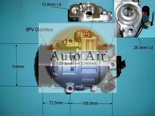 Auto Air Gloucester 14-9718 - Compressor, air conditioning autospares.lv