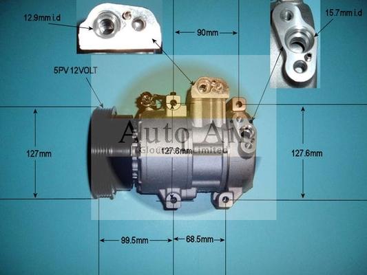 Auto Air Gloucester 14-9781 - Compressor, air conditioning autospares.lv