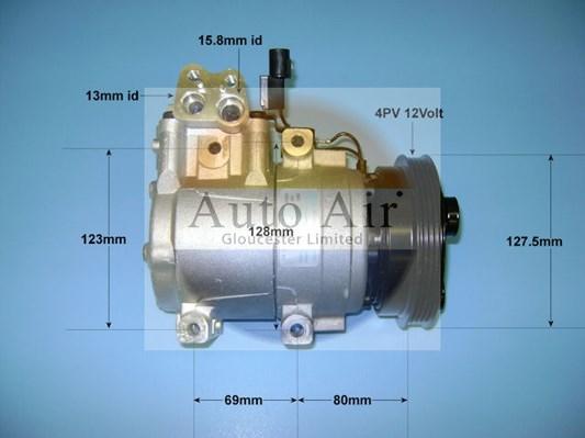 Auto Air Gloucester 14-9735 - Compressor, air conditioning autospares.lv