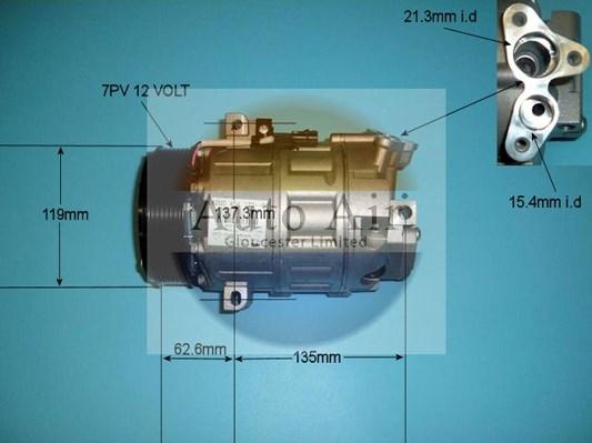 Auto Air Gloucester 14-9731 - Compressor, air conditioning autospares.lv