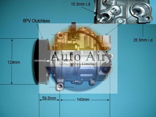 Auto Air Gloucester 14-9738 - Compressor, air conditioning autospares.lv