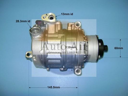 Auto Air Gloucester 14-9725 - Compressor, air conditioning autospares.lv