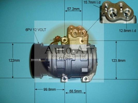 Auto Air Gloucester 14-9726 - Compressor, air conditioning autospares.lv