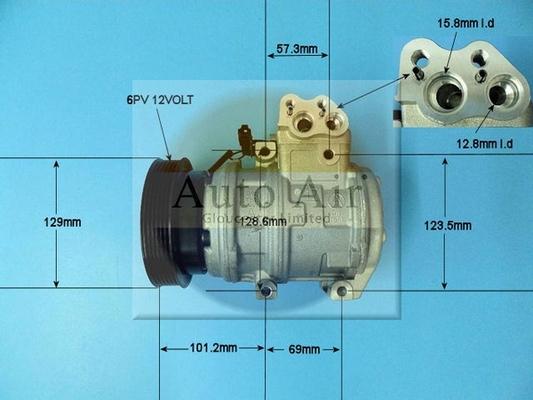 Auto Air Gloucester 14-9727 - Compressor, air conditioning autospares.lv