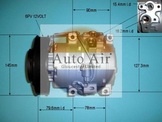 Auto Air Gloucester 14-4801R - Compressor, air conditioning autospares.lv