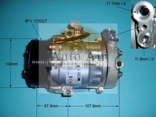 Auto Air Gloucester 14-4397 - Compressor, air conditioning autospares.lv