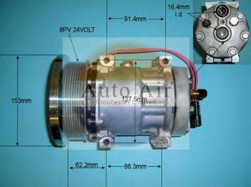 Auto Air Gloucester 14-4769 - Compressor, air conditioning autospares.lv