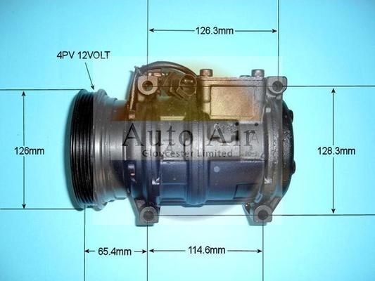 Auto Air Gloucester 14-5663R - Compressor, air conditioning autospares.lv