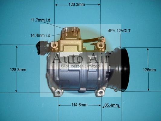 Auto Air Gloucester 14-5663 - Compressor, air conditioning autospares.lv