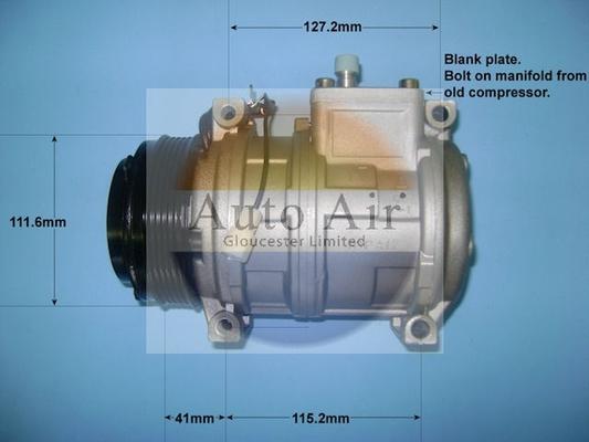 Auto Air Gloucester 14-5701R - Compressor, air conditioning autospares.lv