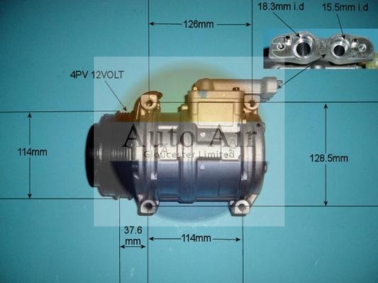 Auto Air Gloucester 14-5701 - Compressor, air conditioning autospares.lv