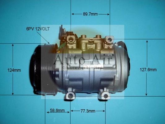 Auto Air Gloucester 14-6080R - Compressor, air conditioning autospares.lv