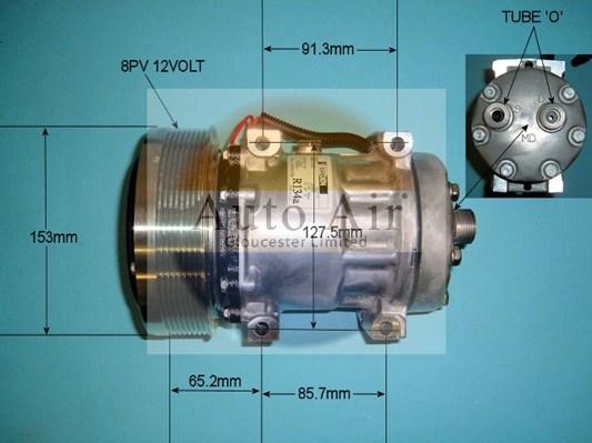 Auto Air Gloucester 14-0410 - Compressor, air conditioning autospares.lv