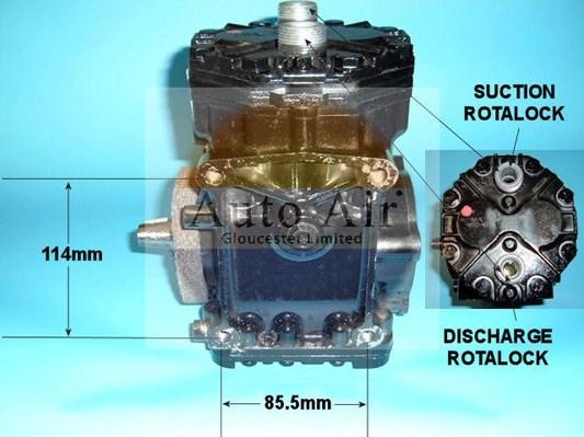 Auto Air Gloucester 14-0004 - Compressor, air conditioning autospares.lv