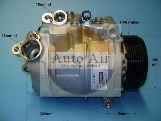 Auto Air Gloucester 14-0035R - Compressor, air conditioning autospares.lv