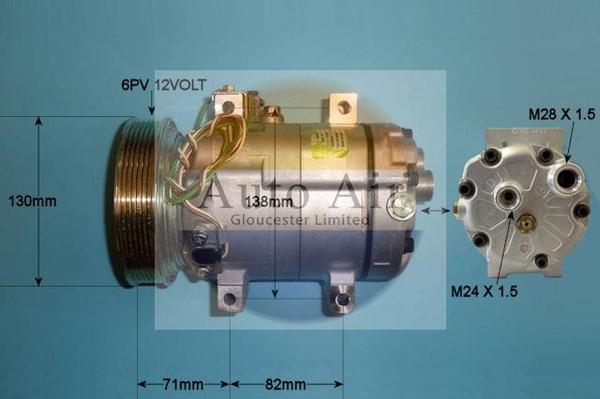 Auto Air Gloucester 14-0026 - Compressor, air conditioning autospares.lv