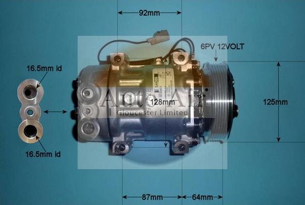 Auto Air Gloucester 14-0078 - Compressor, air conditioning autospares.lv