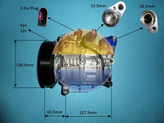 Auto Air Gloucester 14-0833P - Compressor, air conditioning autospares.lv