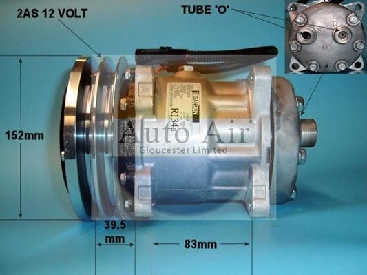 Auto Air Gloucester 14-0304 - Compressor, air conditioning autospares.lv