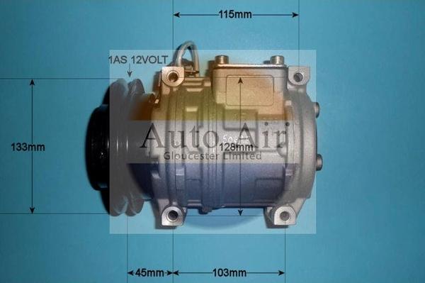 Auto Air Gloucester 14-0307P - Compressor, air conditioning autospares.lv