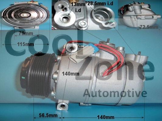 Auto Air Gloucester 14-0327R - Compressor, air conditioning autospares.lv