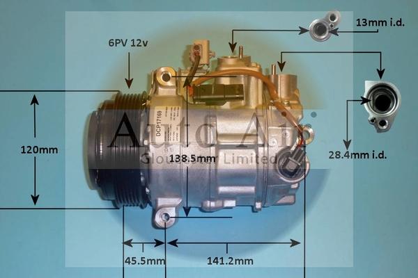 Auto Air Gloucester 14-0240 - Compressor, air conditioning autospares.lv