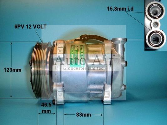 Auto Air Gloucester 14-0280 - Compressor, air conditioning autospares.lv